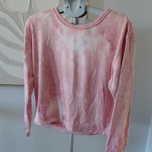 For The Republic Pink Tie-Dye Sweatshirt